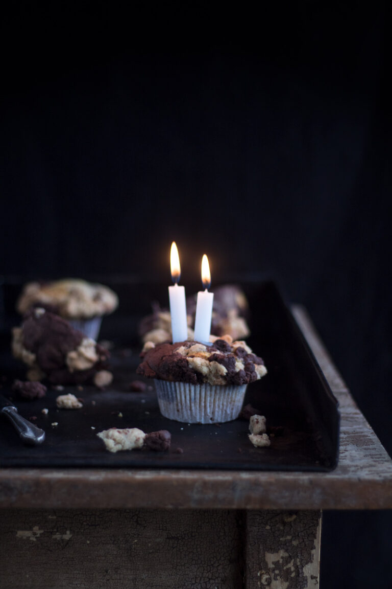 Schokomontag: Marmormuffins mit Streusel - Teigliebe