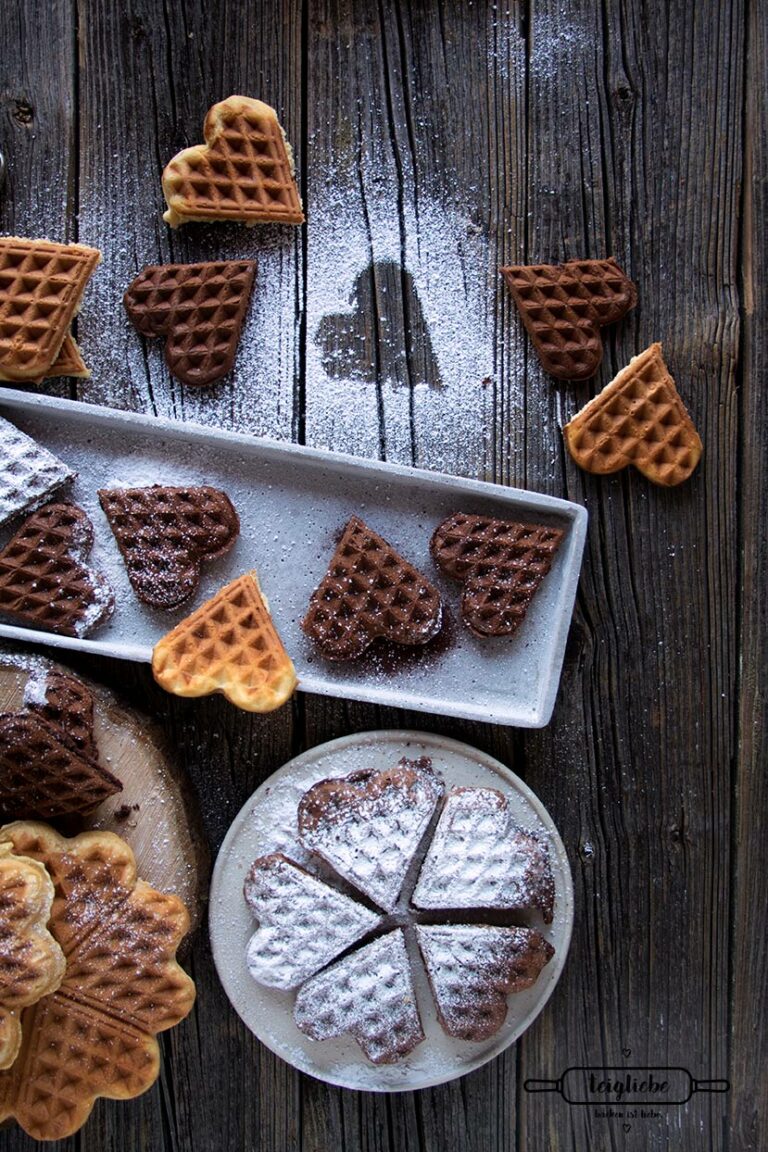 Blogevent Recreate: Zweierlei Dinkel Waffeln - Teigliebe