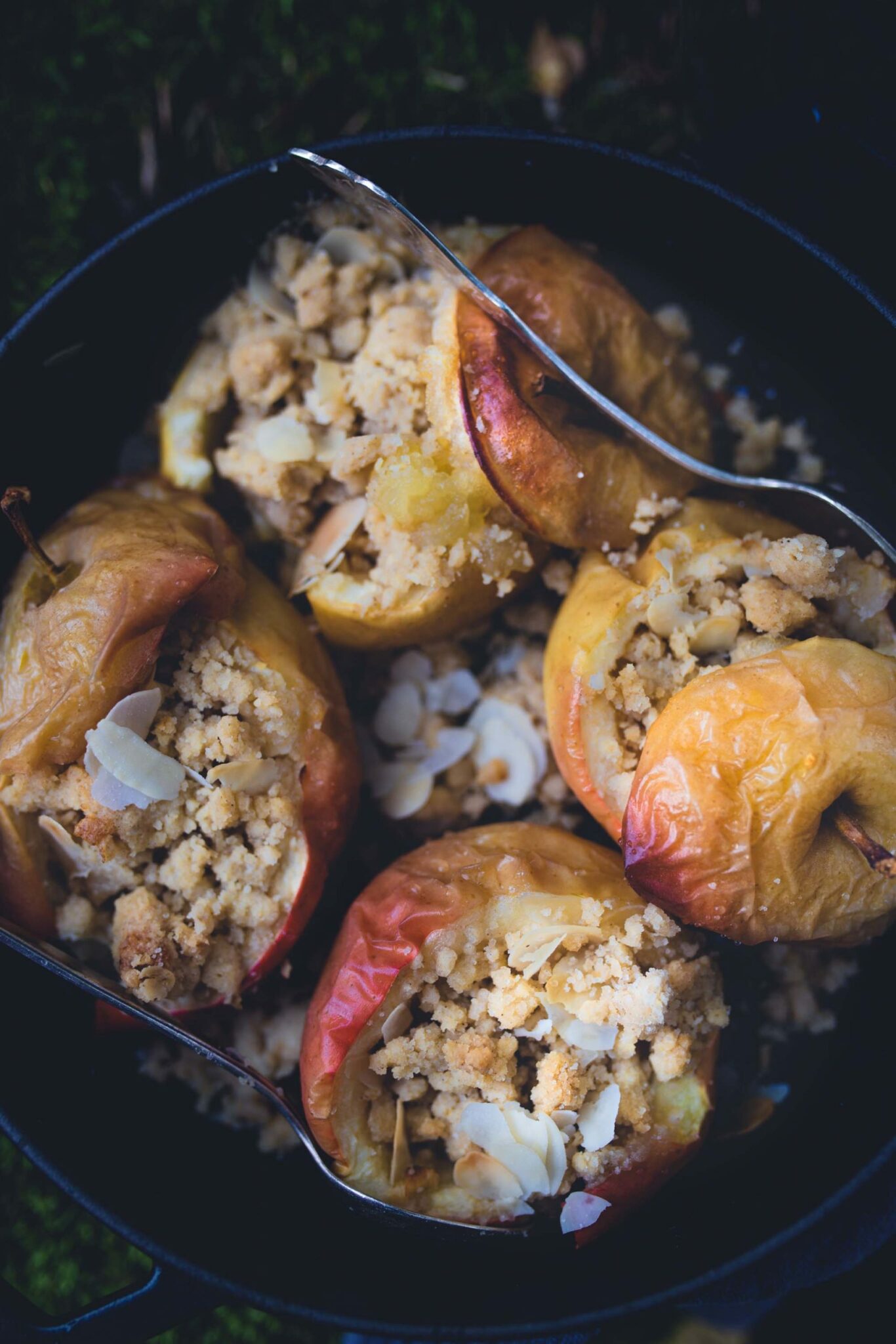 Bratapfel mit Streusel - Teigliebe