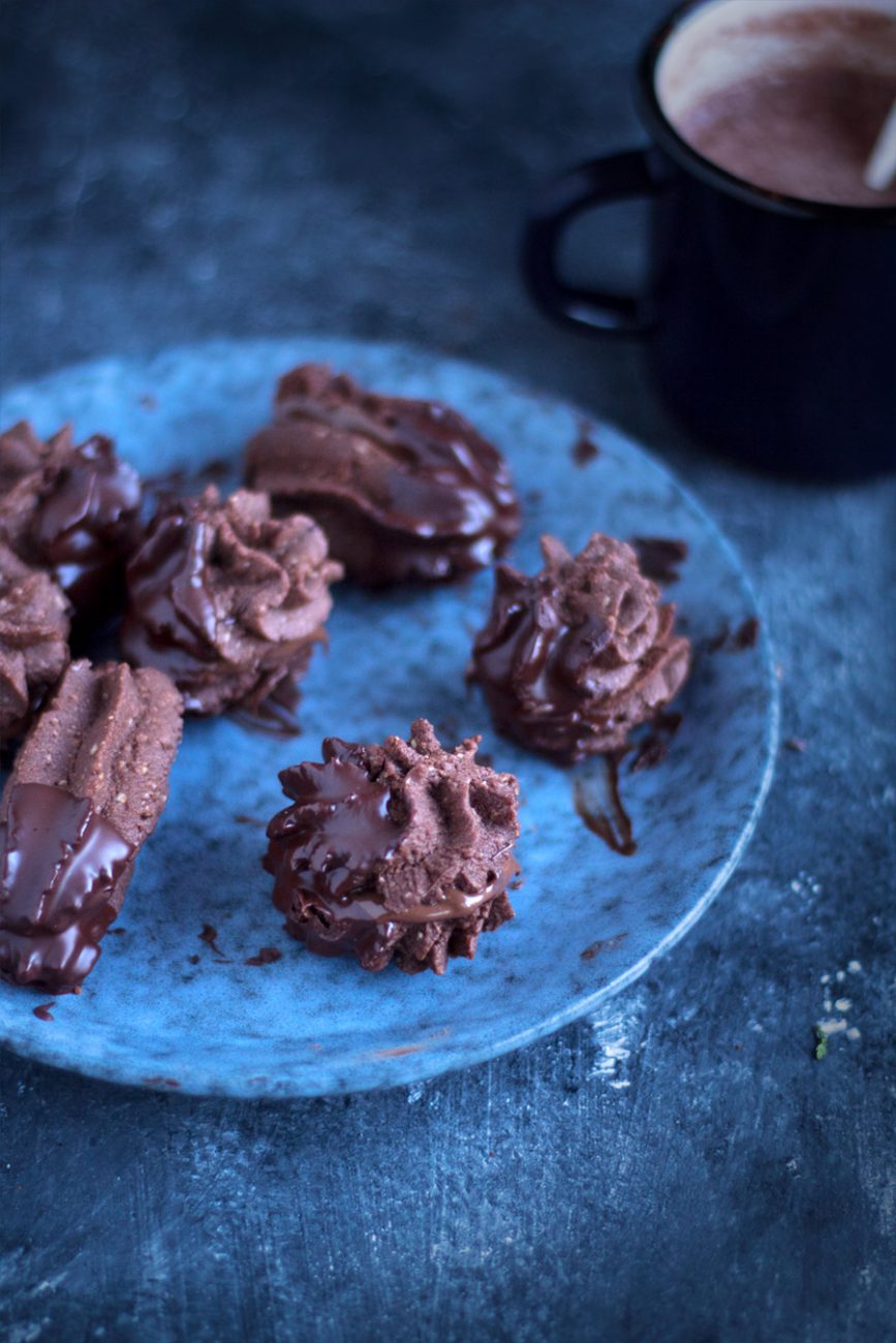 Kulinarischer Adventskalender: Schokoladen Spritzgebäck mit Nutella ...