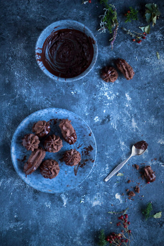 Kulinarischer Adventskalender: Schokoladen Spritzgebäck mit Nutella ...