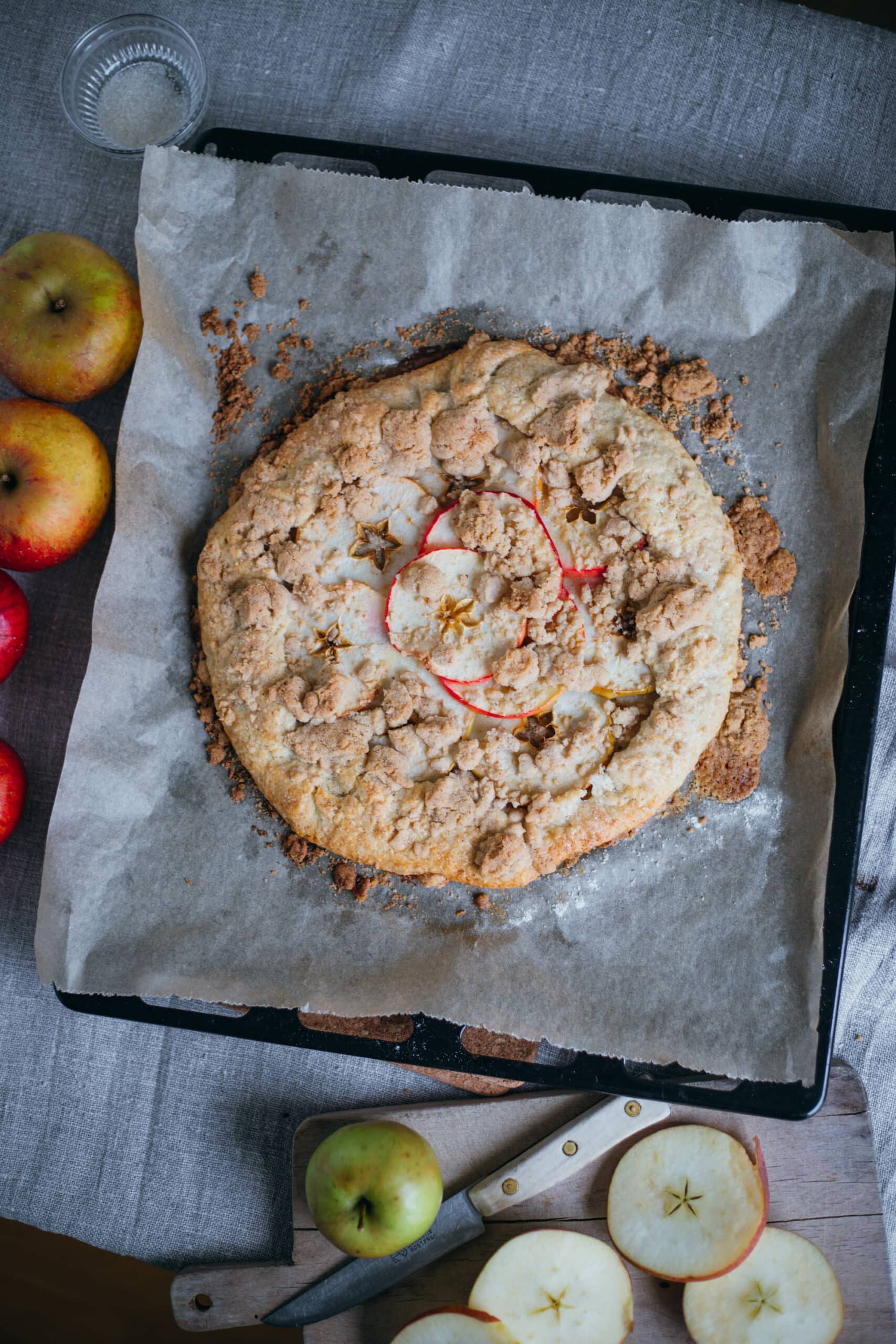 Apfel Galette - Teigliebe