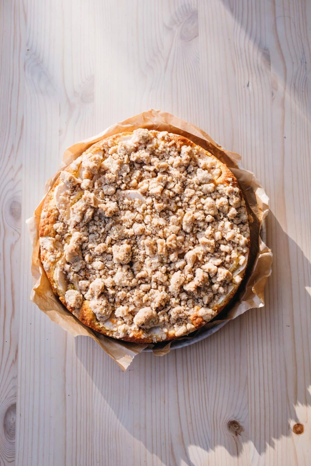 Apfel-Nusskuchen mit Streusel - Teigliebe