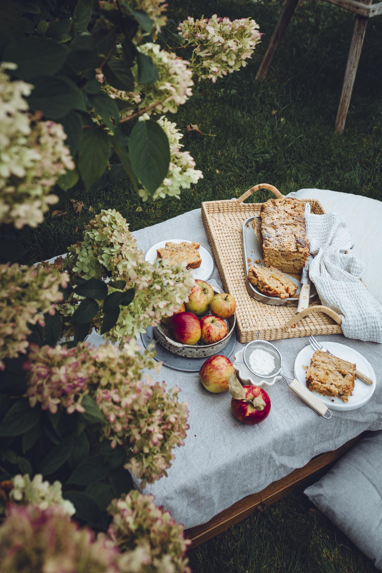 Veganer Apfelkuchen mit Streusel