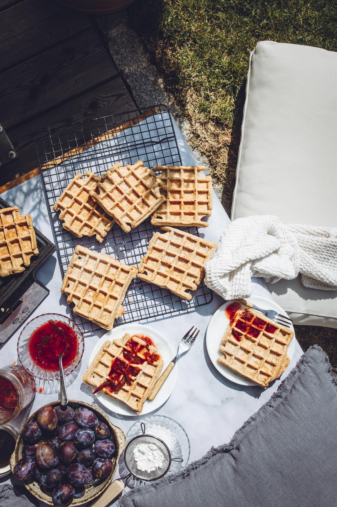 Rezept für vegane Waffeln